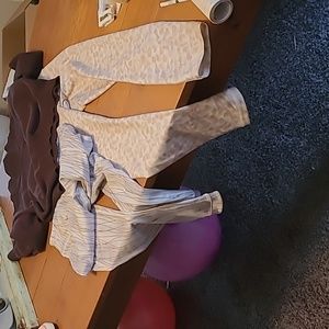 Calia athletic pants and sweater